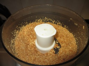almond and garlic - crushed almonds