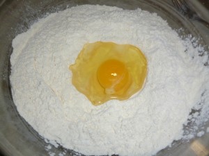 cookies - flour and eggs