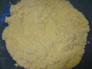 imqaret -grainy flour and butter